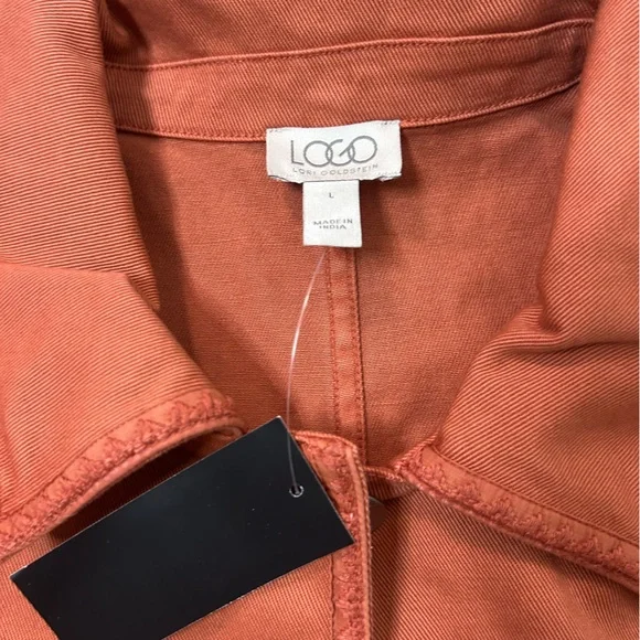 NWT LOGO by Lori Goldstein Patch Pocket Jacket with Embroidery (Size L) - Picture 8 of 8